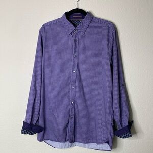 Ted Baker long sleeve button down shirt men’s size XL EUC